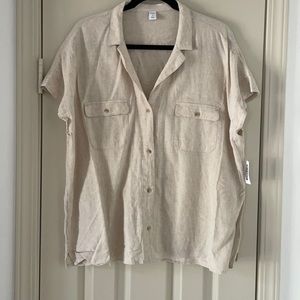 Old Navy Button Up Blouse - NWT!